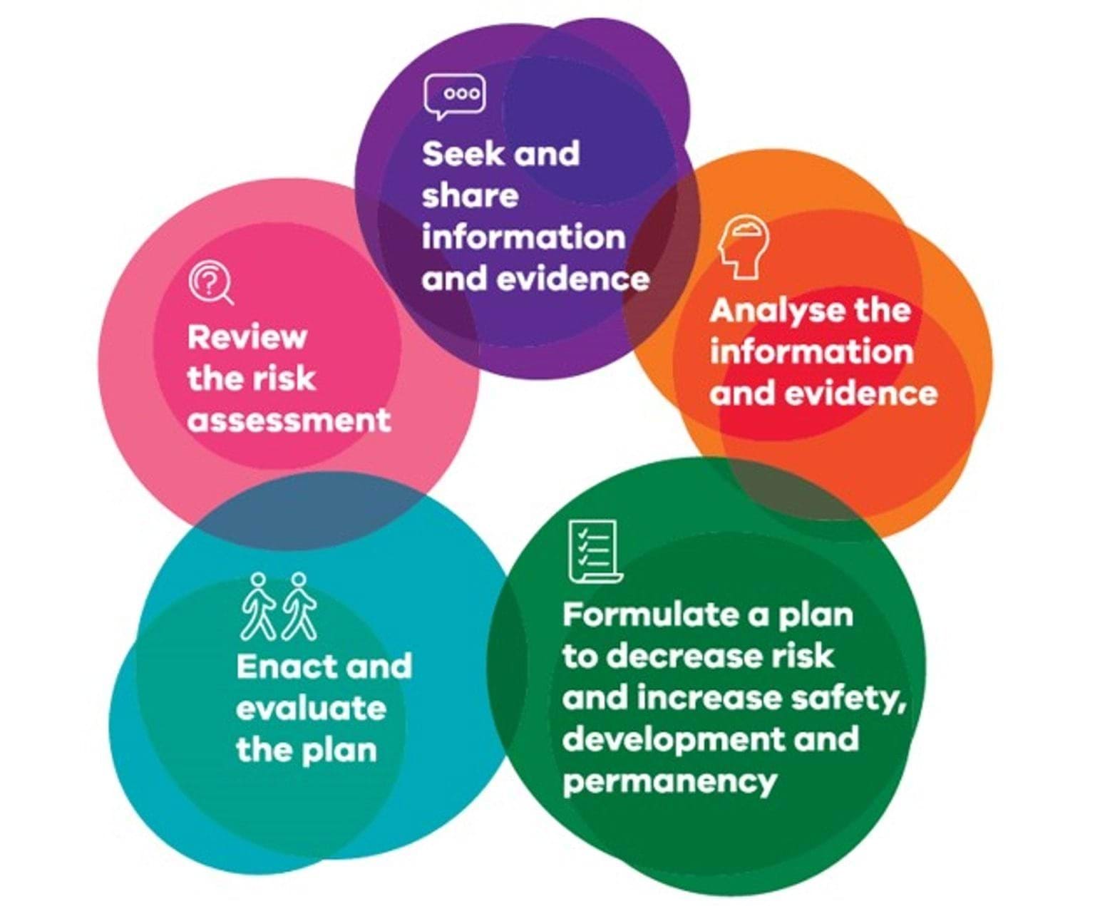 Image showing the five components of the SAFER Framework as described in the report.