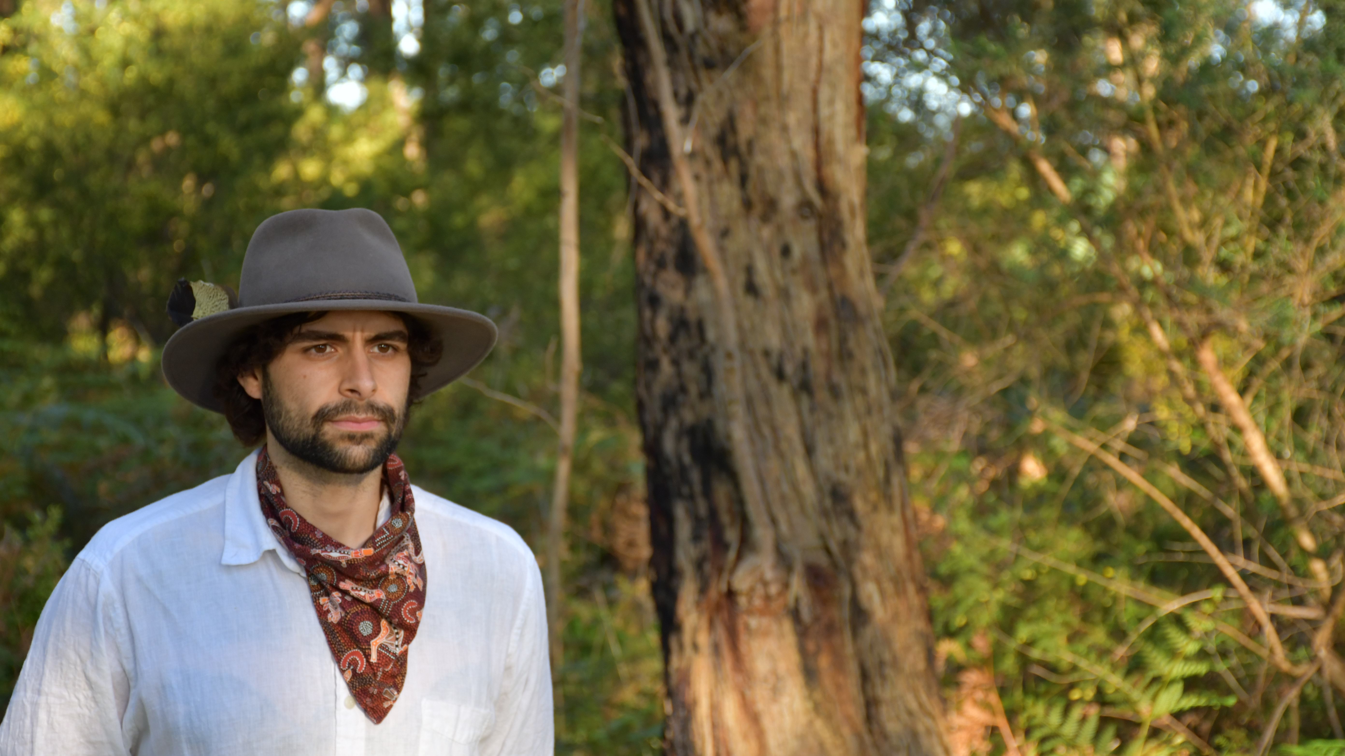 Jackson Chatfield photo facing camera in the bush