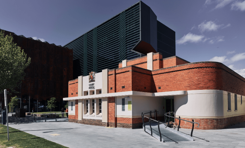 The Shepparton Family Violence Court building 