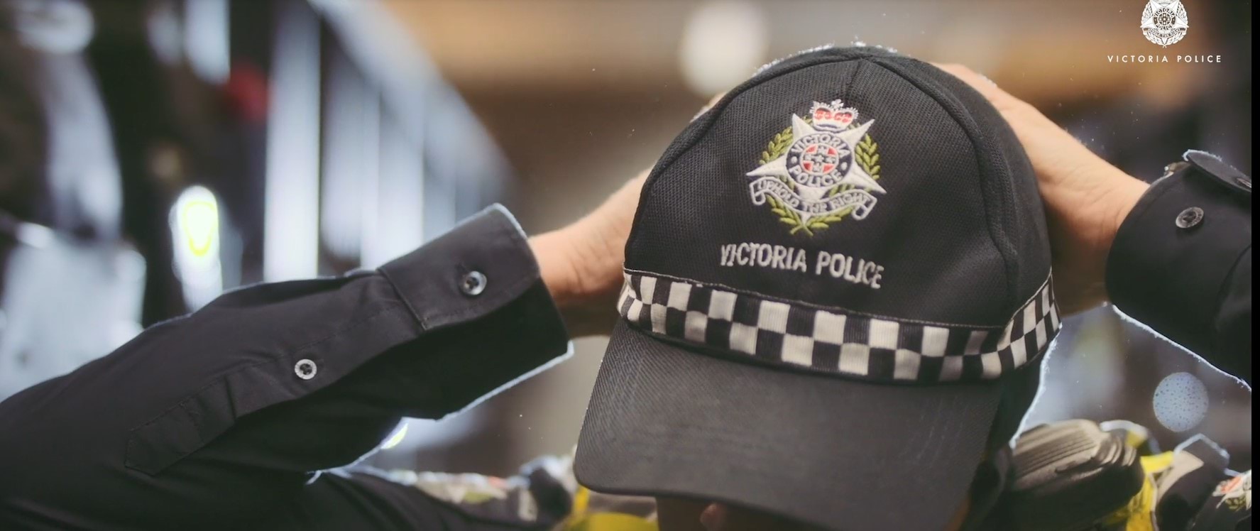 Victoria Police bump cap