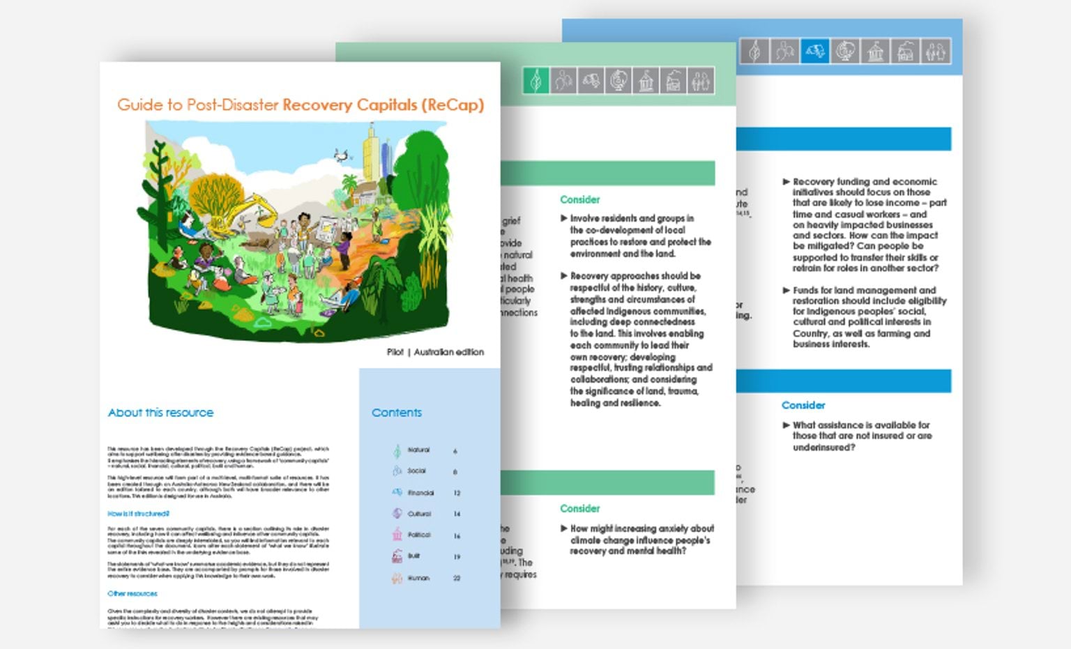 ERRP Thumbnail Guide to Post-Disaster Recovery Capitals (ReCap) ERRP Thumbnail Guide to Post-Disaster Recovery Capitals (ReCap)