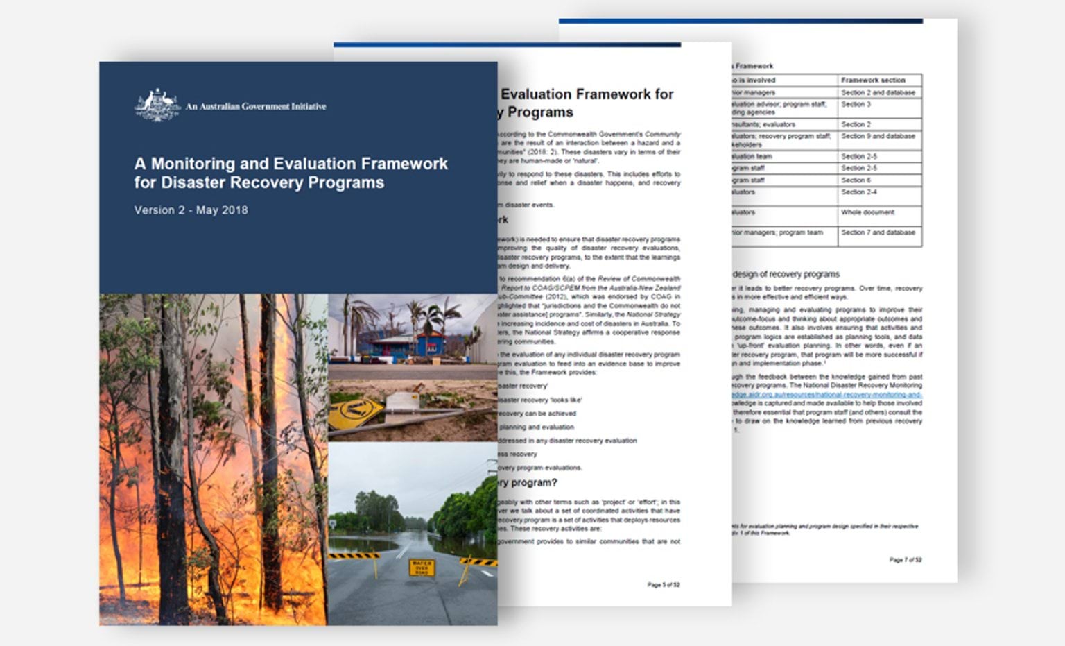 National Monitoring and Evaluation Framework for Disaster Recovery Programs