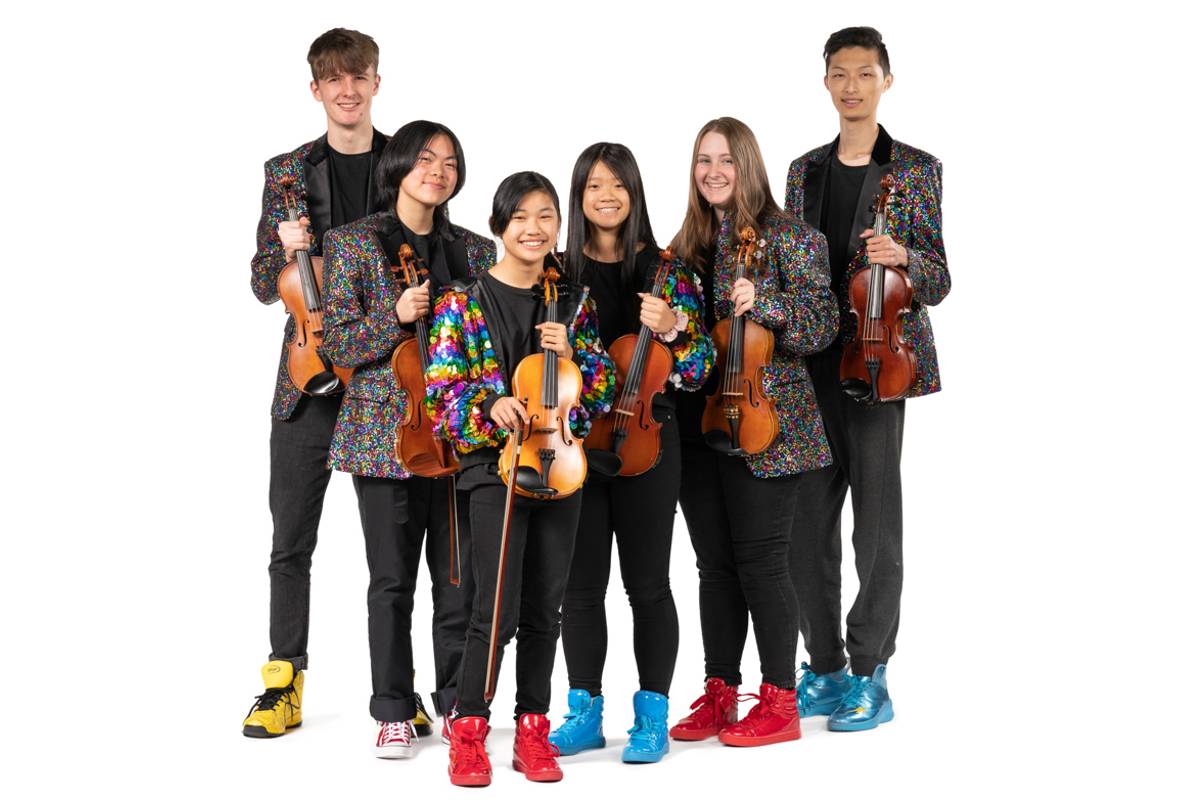 Max Coleman, Audrey Zhou, Jade Cheung, Isabel Lai, Jordan Knox-Hald and Andy Ma (Violin)