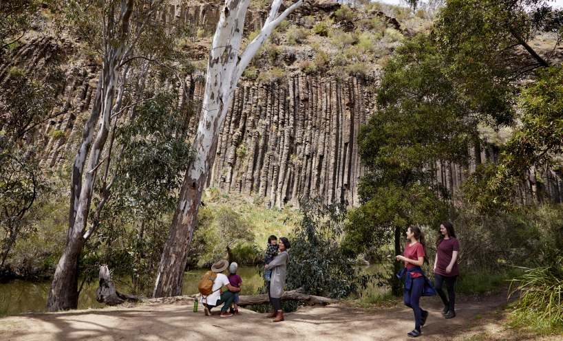 People walking in the Organ Pipes National Park