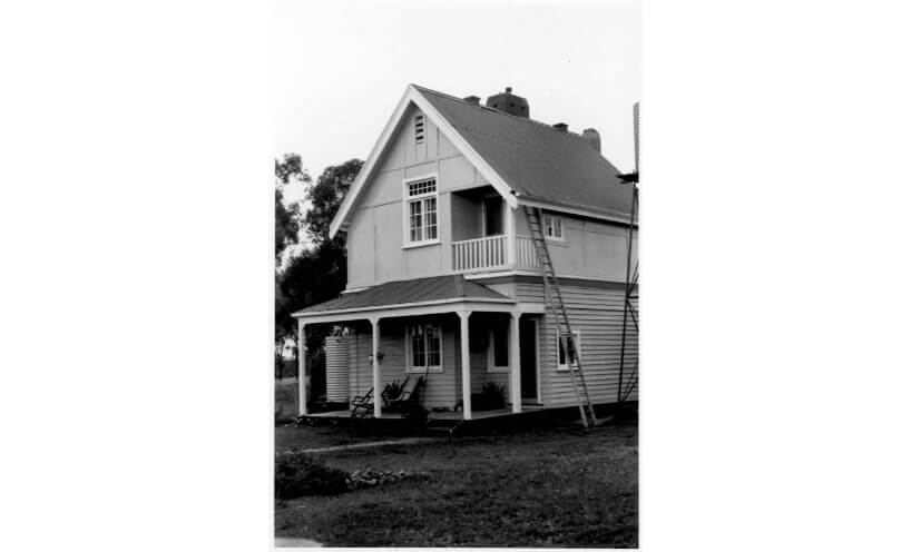 Two storey School Master residence at Newbridge Primary School in 1980.