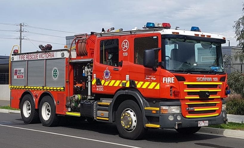 Fire rescue Victoria truck