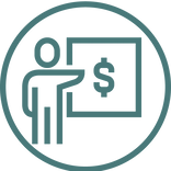 Icon representing Regional Circular Economy Plan stakeholders businesses and business associations