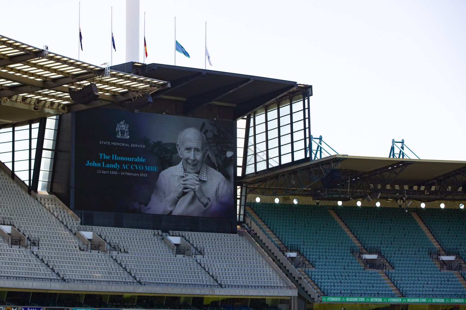 Tribute to the Honourable John Landy AC CVO MBE at the MCG