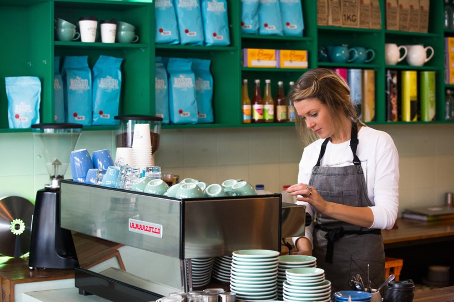 Victorian Skills Authority Connecting Industry with Skills Victorian Skills Authority Connecting Industry with Skills female barista at coffee machine in cafe environment
