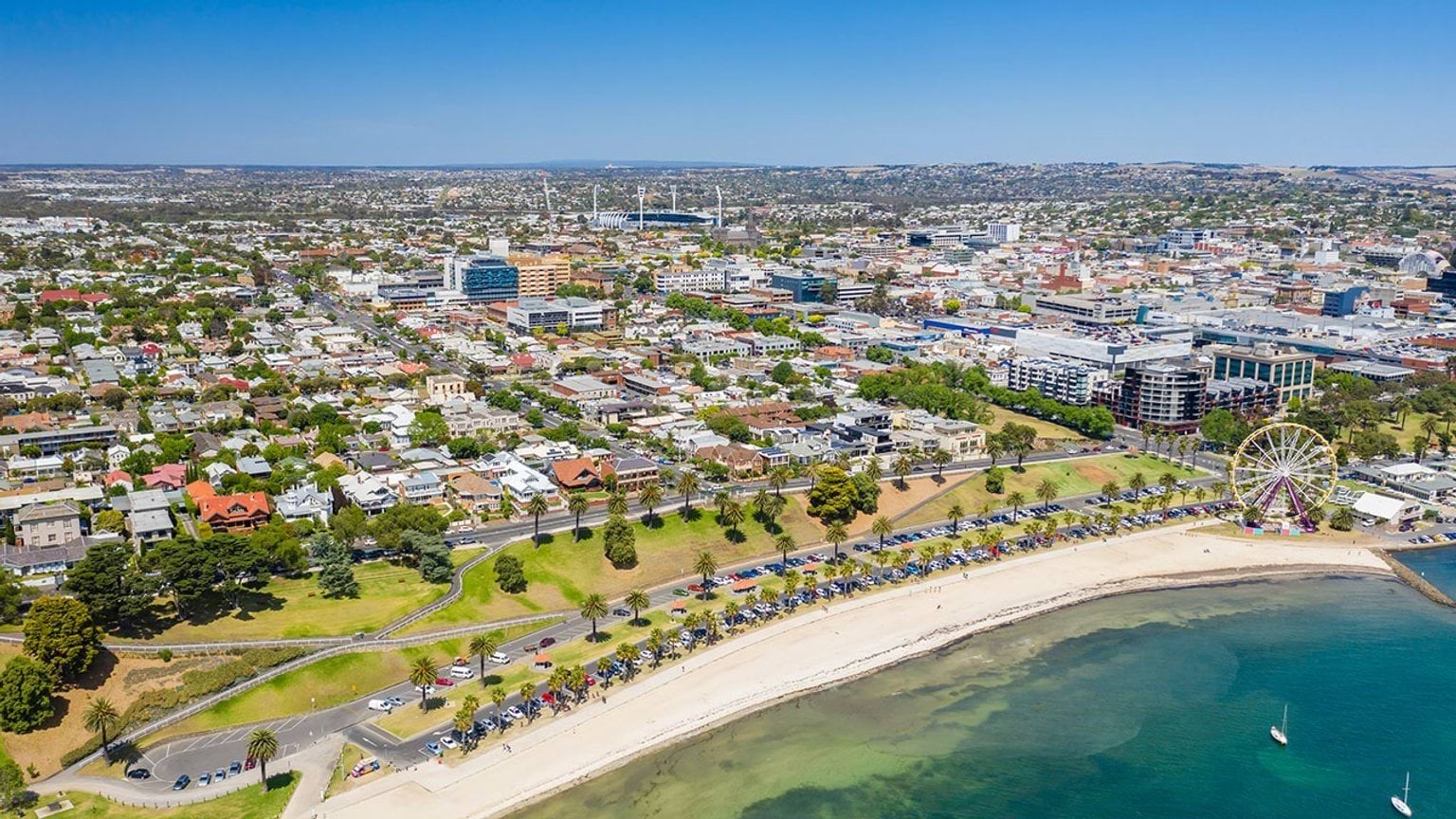 Geelong aerial view