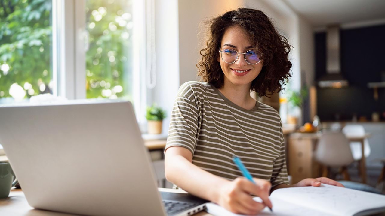 Person working on computer