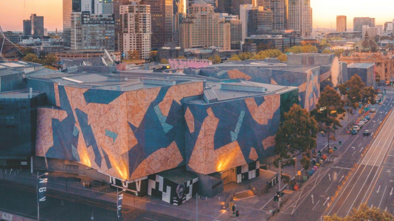 Fed Square in Melbourne CBD