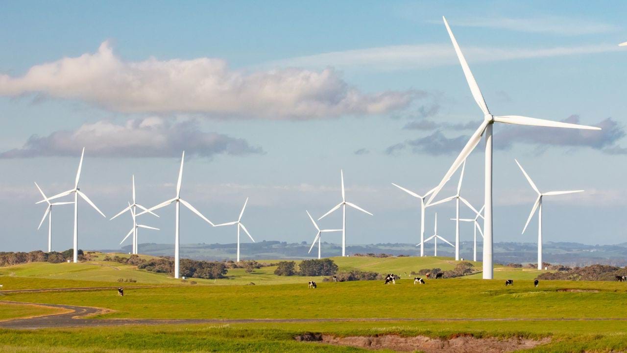 Wind farm in regional Victoria