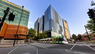 Aerail image of the Docklands priority precinct