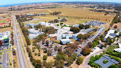 Aerial image of the East Werribee priority precinct