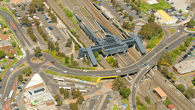 Aerial image of the Sunshine priority precinct