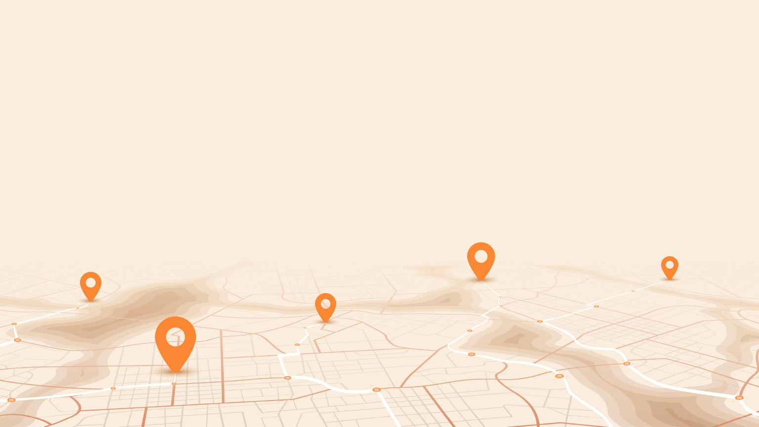 maps with pin points on it