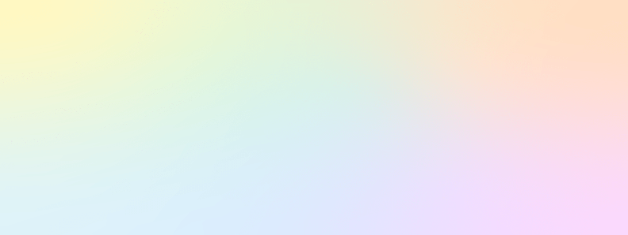 Pastel radial gradients blending together.