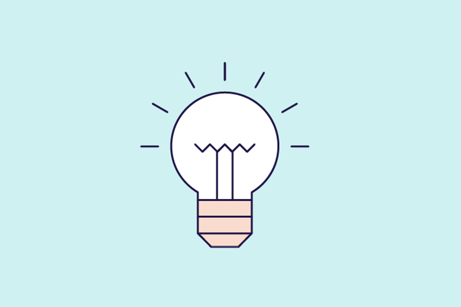 Icon of a light bulb