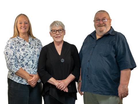 Fire District Review Panel members (from left to right): Anna Kilborn, Valerie Callister and Michael Walker.