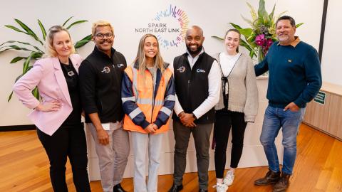 North East Link Apprenticeship Development - Spark Consortium and Holmesglen - Victorian Training Awards 2025 finalist - Employer Award for Apprenticeship Development